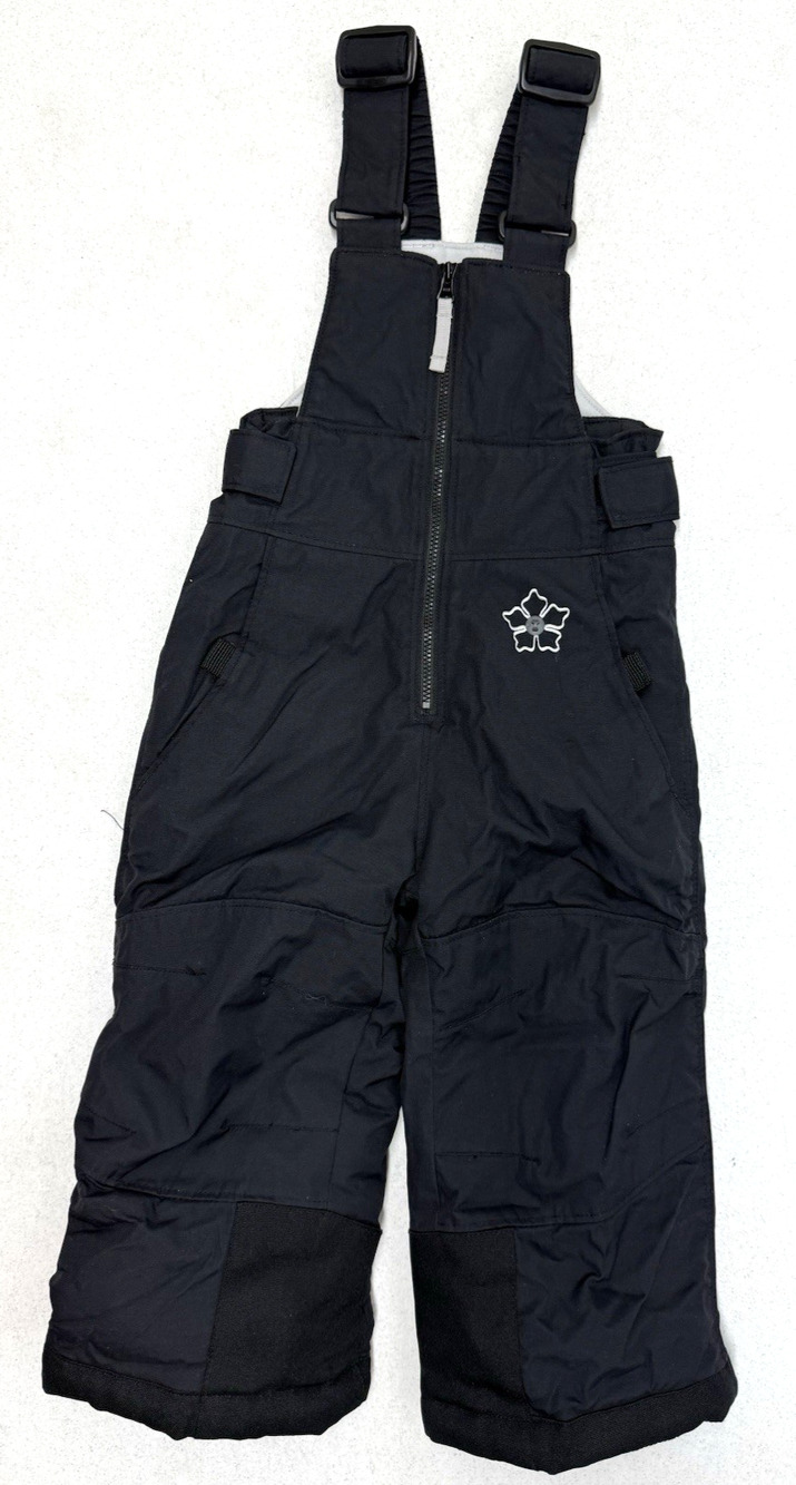 COLUMBIA Vertex Toddler 3T Black Nylon Insulated Bib Ski Snow Pants